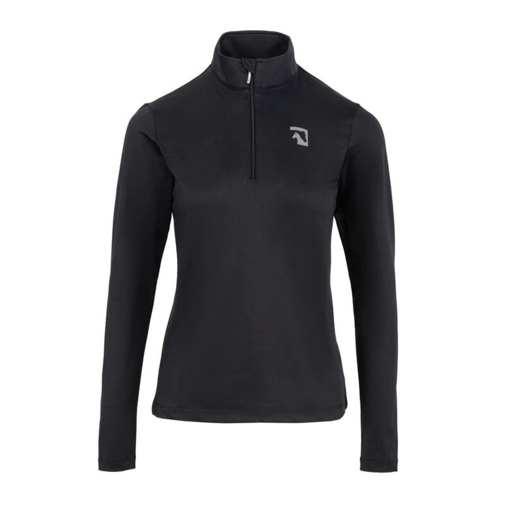 Requisite Womens/Ladies Logo Base Layer Top / Black